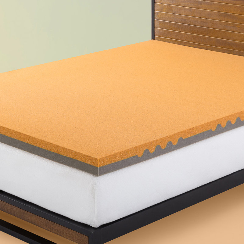 Zinus Pressure Relief Torsotec 3" Memory Foam Mattress Topper & Reviews